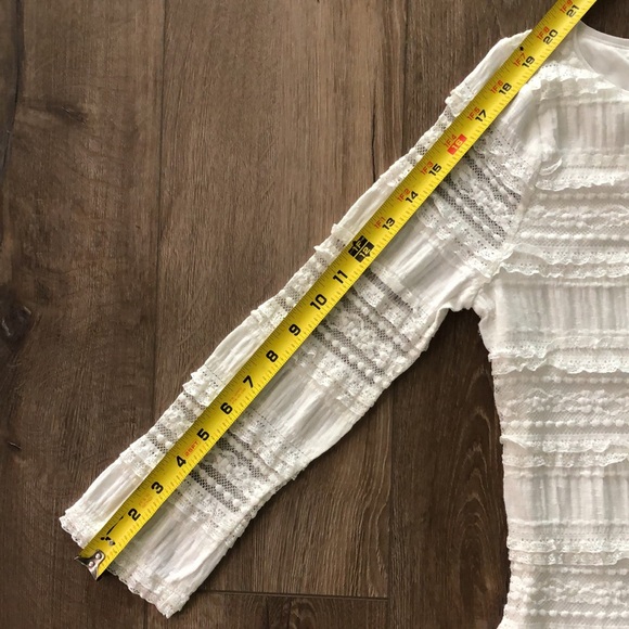 Worn once! - WHBM Fitted Lace Shirt - Picture 9 of 9